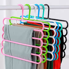 3pes Set Scarf pants storage Plastic Hanger SKU:2400